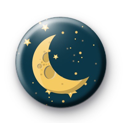 Moon Button Badge