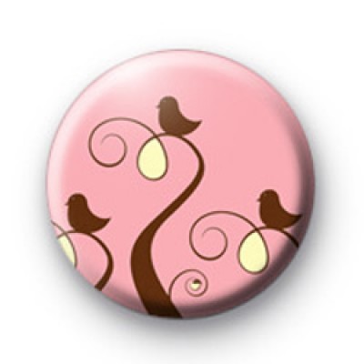 Three Birds Button Badge