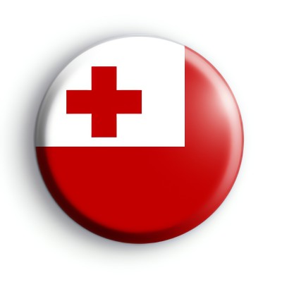 Tonga National Flag Button Badge