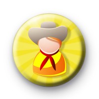 Toy Cowboy Pin Badges