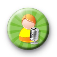 Toy Singer Badge