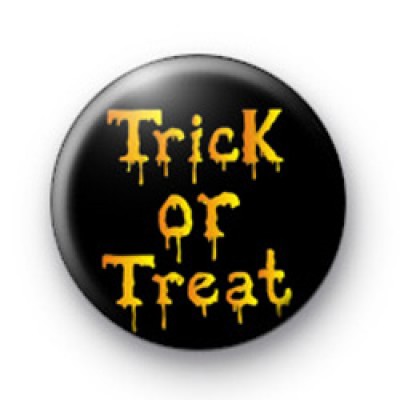 Trick Or Treat Dripping Goo Badge