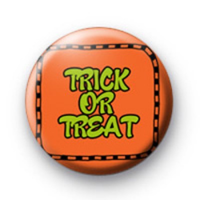 Trick or Treat Orange Badge