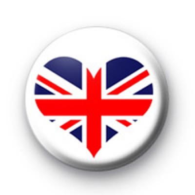 Union Jack Heart Badges