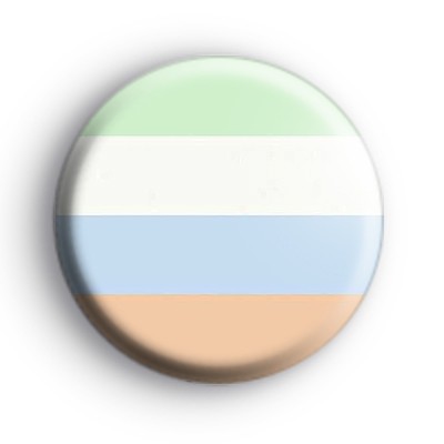 Unlabelled Pride Flag Button Badge
