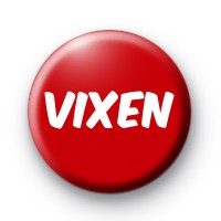 Red Vixen Button Badge