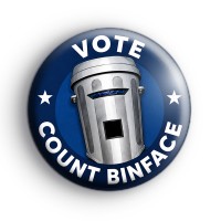 Vote Count Binface Badges Button Badges