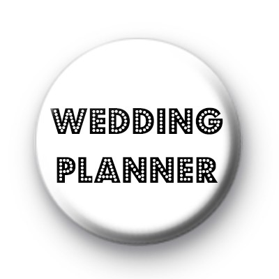 Wedding Planner Button Badge
