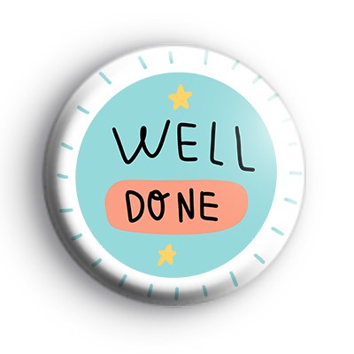 Blue Well Done Merit Badge