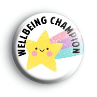 Wellbeing Champion Starburst Badge Wellbeing Champion Starburst Badge
