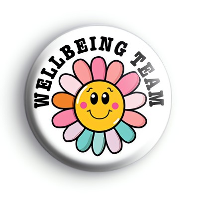 Wellbeing Team Flower Badge