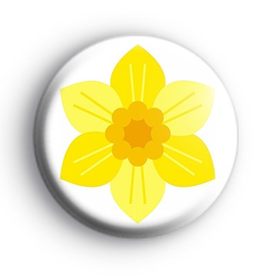 Daffodil Welsh National Flower Badge