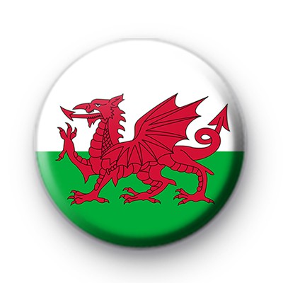 Welsh Wales National Flag Badge