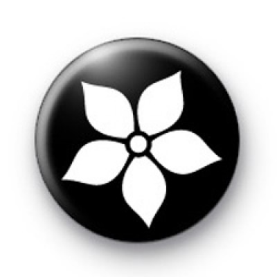 White flower badges