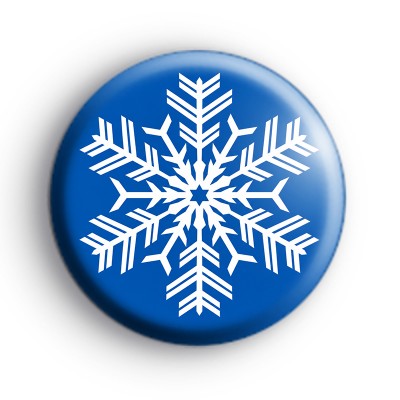 Winter Snowflake Blue Badges