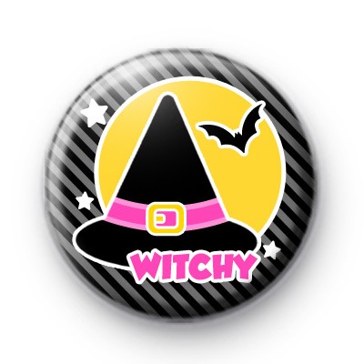 Witchy Witch Halloween Badge