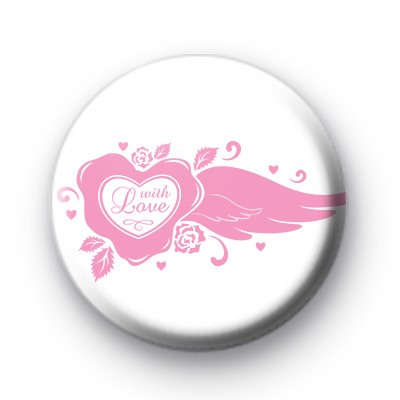 Pink With Love Pin Badge