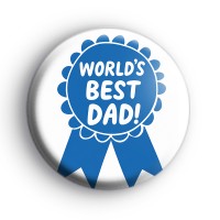 Best Dad Award Button Badge