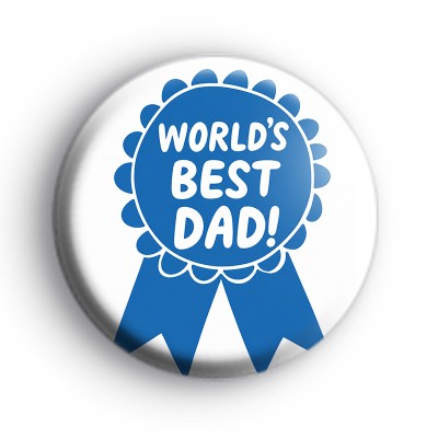 Best Dad Award Button Badge