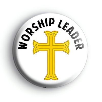 Worship Leader Cross Badge