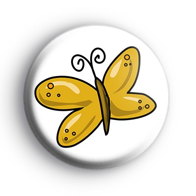 Yellow Butterfly Badge