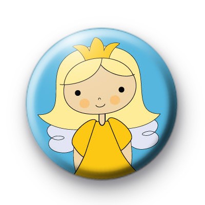 Sweet Yellow Fairy Badges