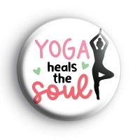 Yoga Heals The Soul Badge