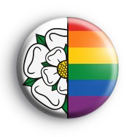 Yorkshire Gay Pride Badge Button Badges