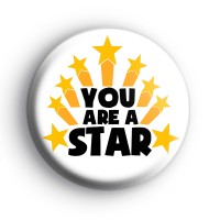 You Are A Star Starburst Badge