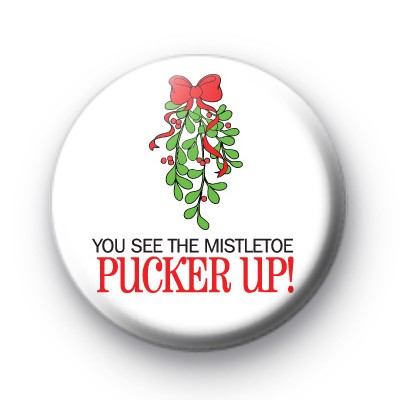 You See The Mistletoe Badge